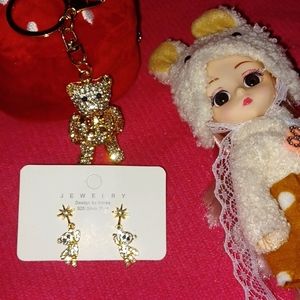 A Sweet Dollie, Teddies & a strawberry 🍓